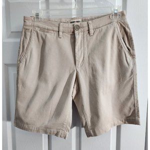 Warp + Weft Mens Size 30 Shorts Irish Cream NPT Newport Chino Flat Front